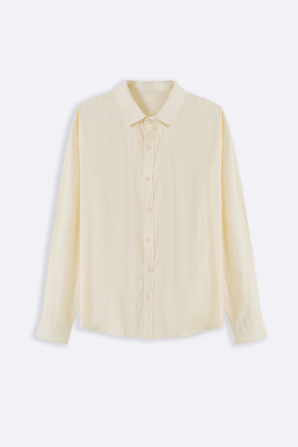 IVORY SLUB COTTON SHIRT