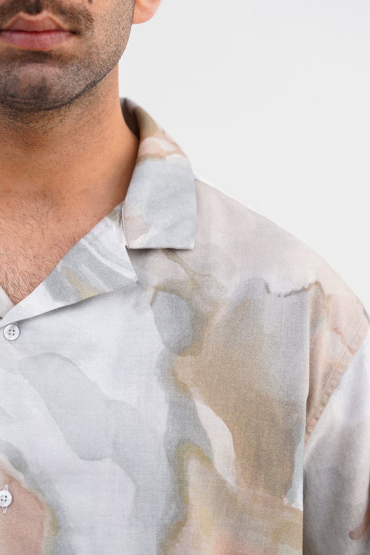 GREY WATER CLOUD SAFARI SHIRT