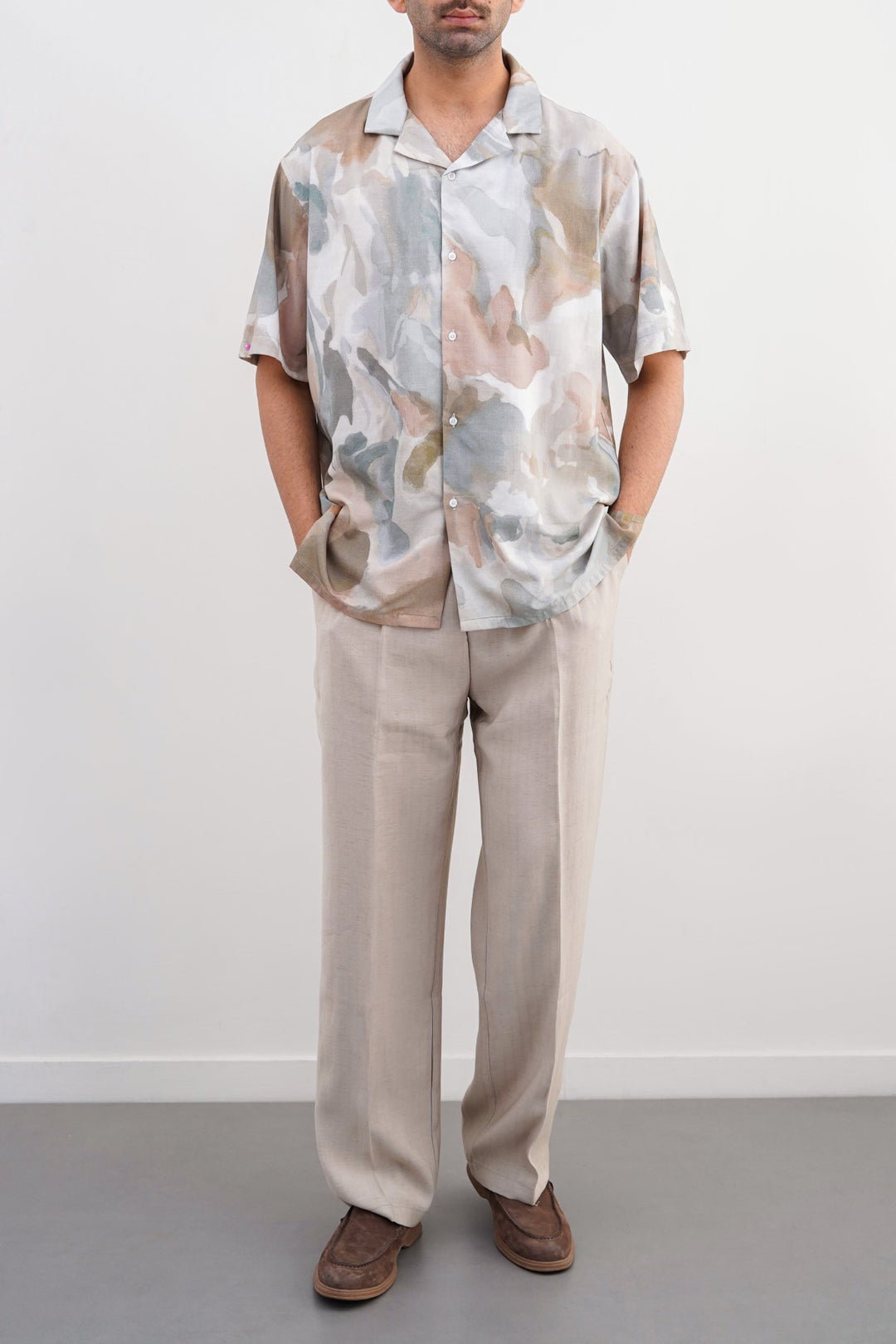 GREY WATER CLOUD SAFARI SHIRT
