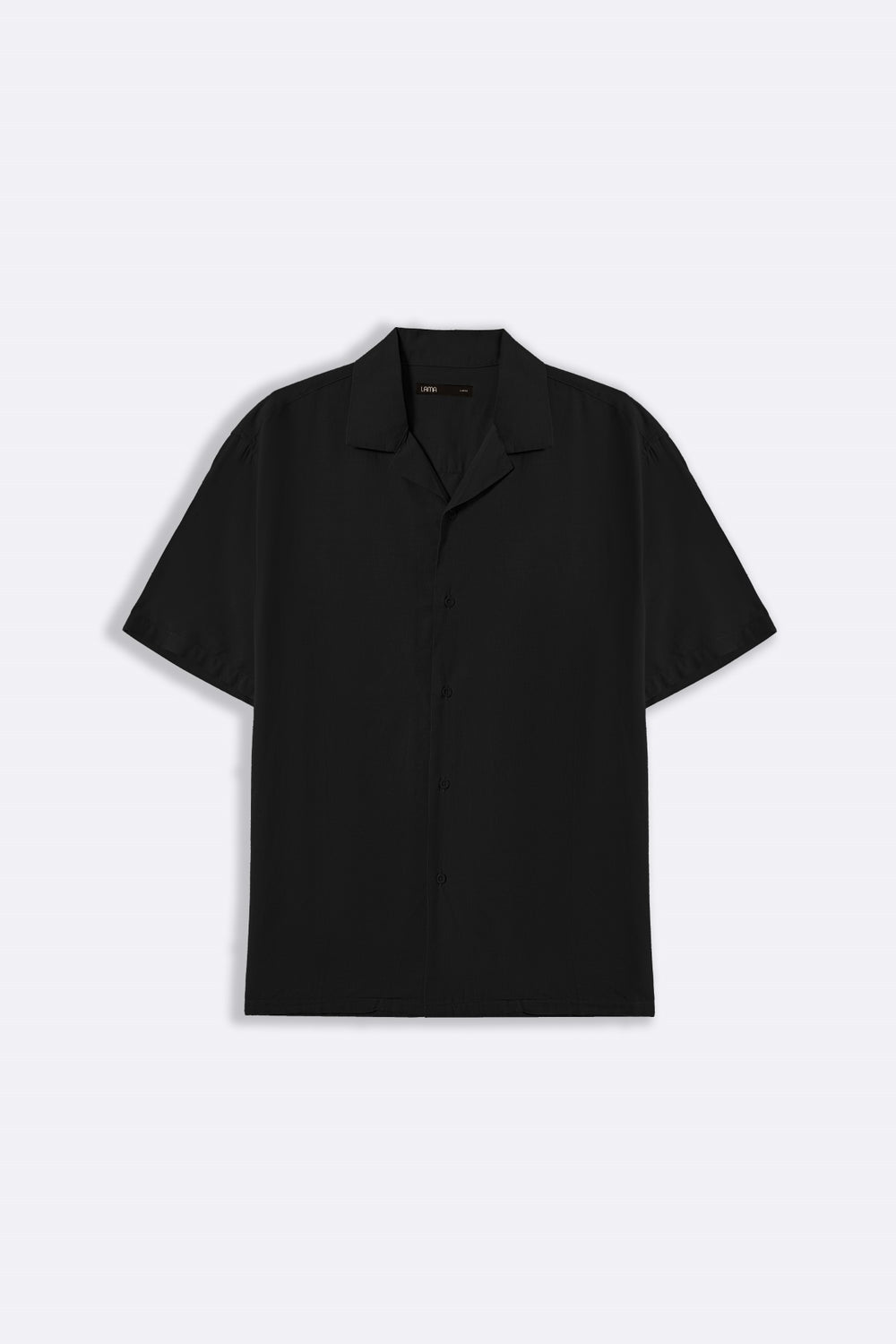 BLACK BASIC SAFARI SHIRT