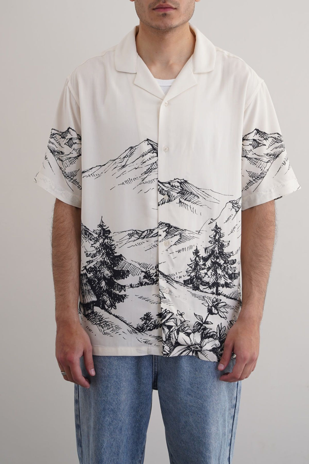 OFF WHITE LANDSCAPE SAFARI SHIRT