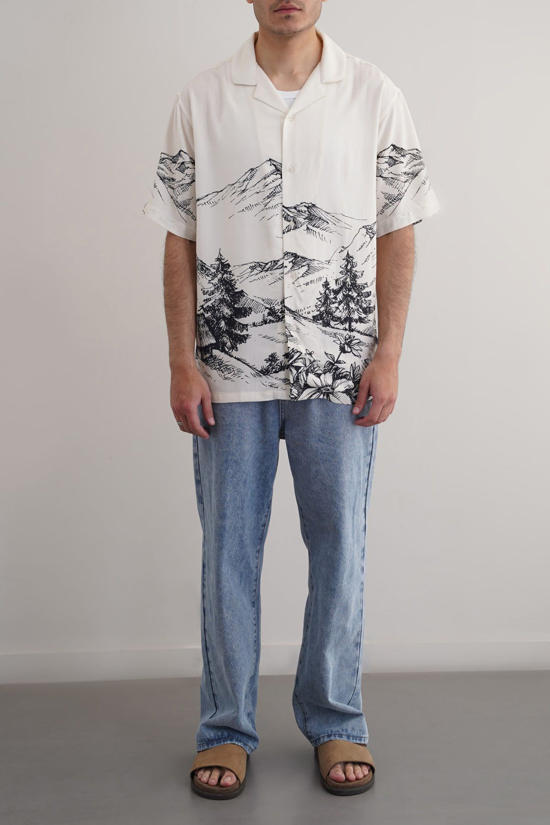 OFF WHITE LANDSCAPE SAFARI SHIRT