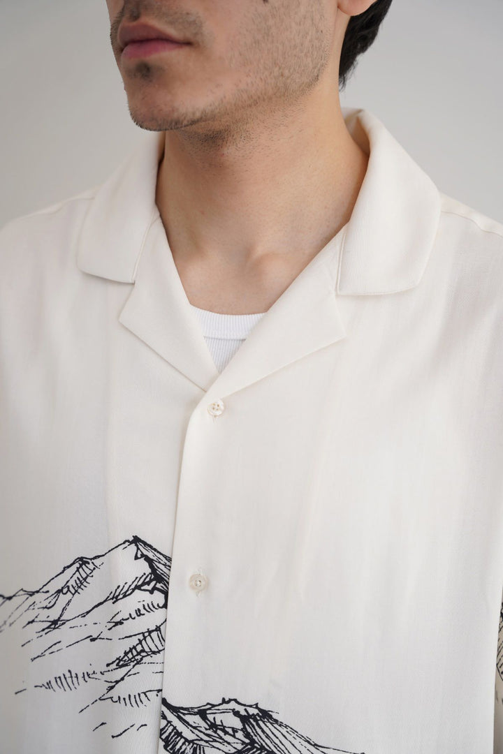 OFF WHITE LANDSCAPE SAFARI SHIRT