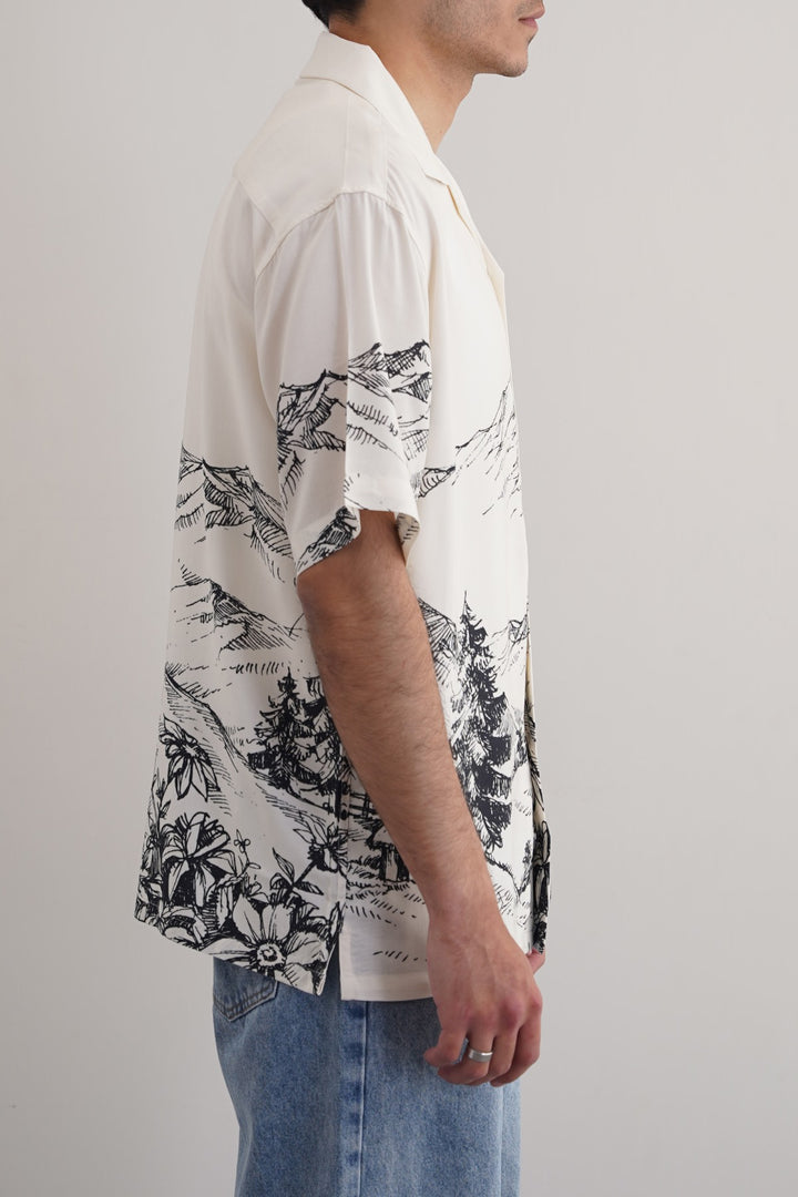 OFF WHITE LANDSCAPE SAFARI SHIRT