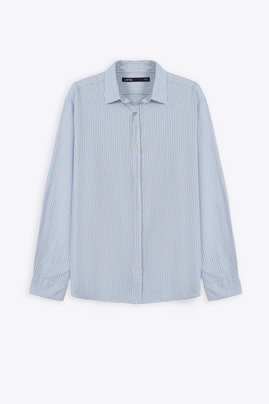 BLUE SUMMER STRIPED SHIRT