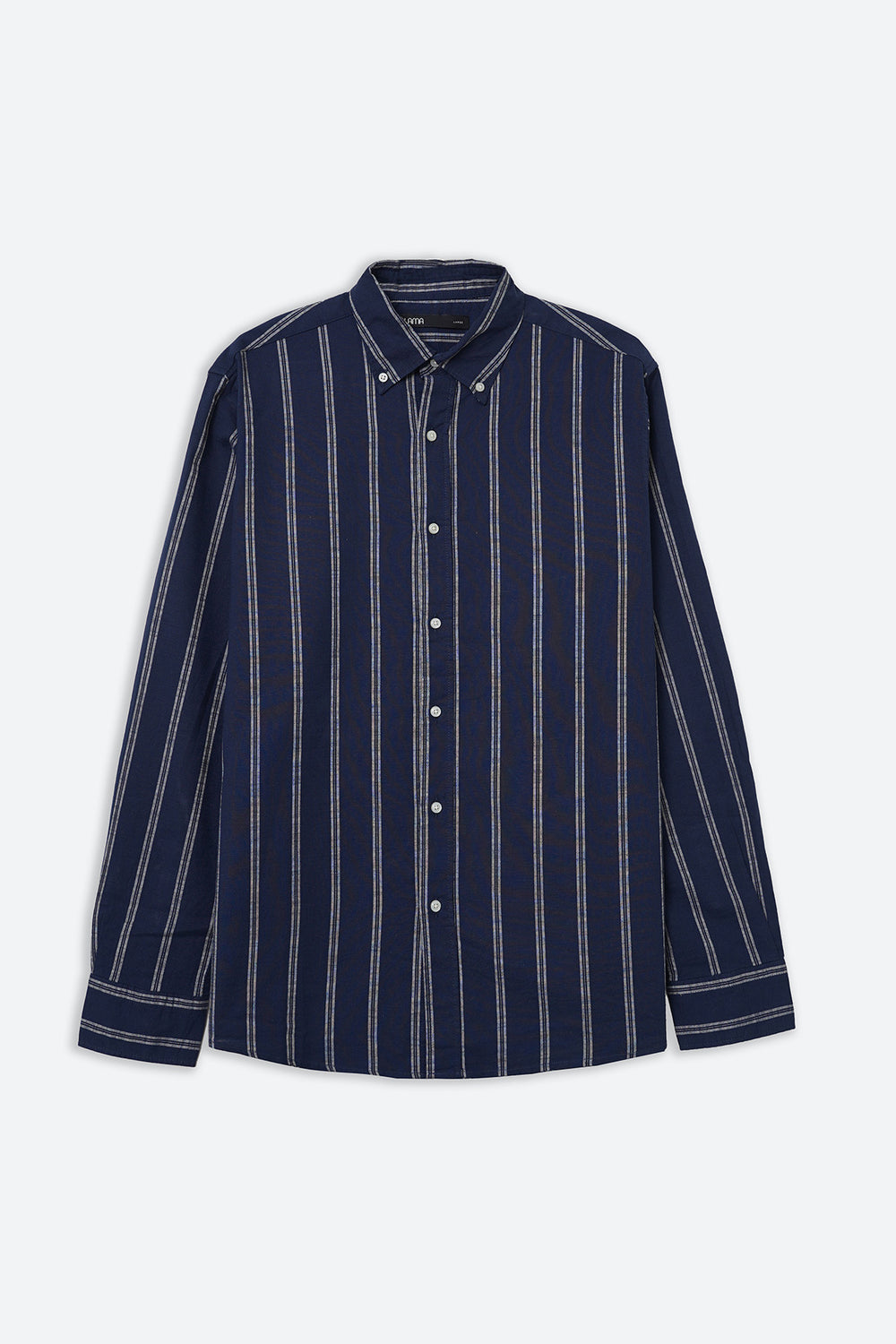 BLUE STRIPED COTTON SHIRT