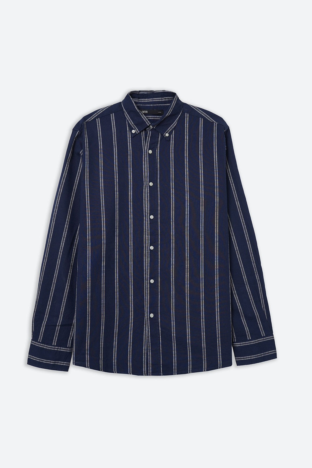 BLUE STRIPED COTTON SHIRT