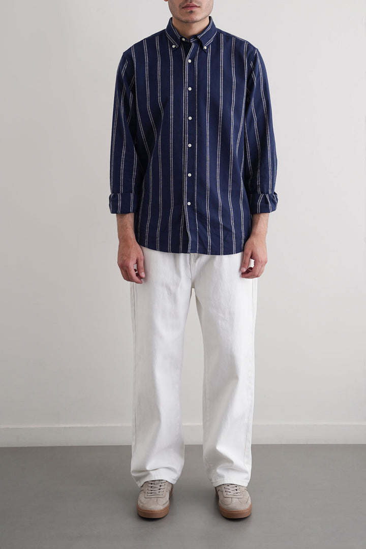 STRIPED COTTON SHIRT