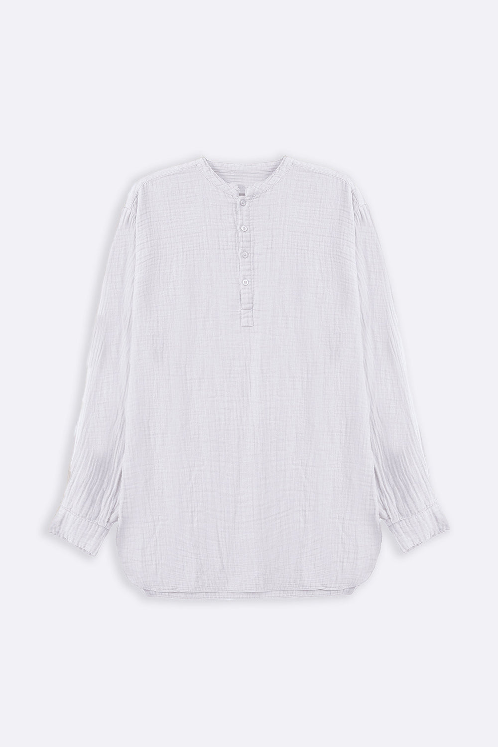 WHITE MUSLIN LONG SHIRT