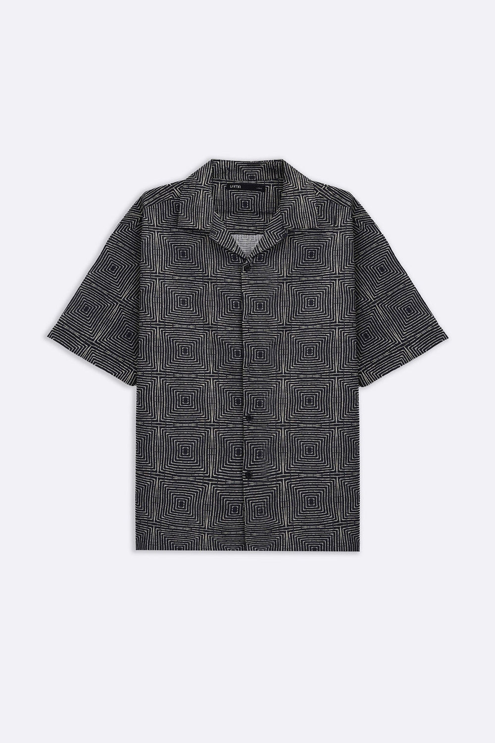 BLACK BATIK SAFARI SHIRT