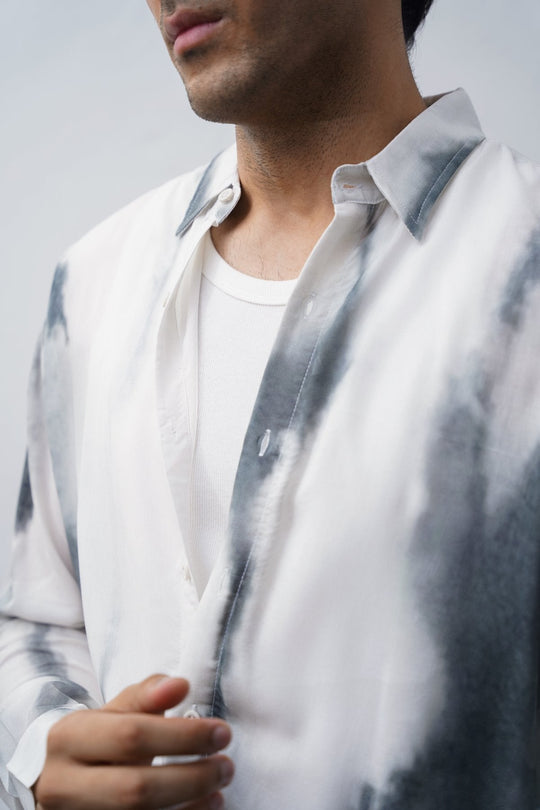 OFF WHITE CLOUD DYE SHIRT