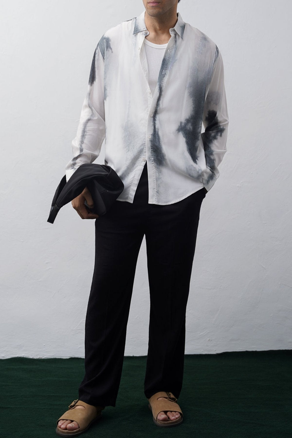 OFF WHITE CLOUD DYE SHIRT