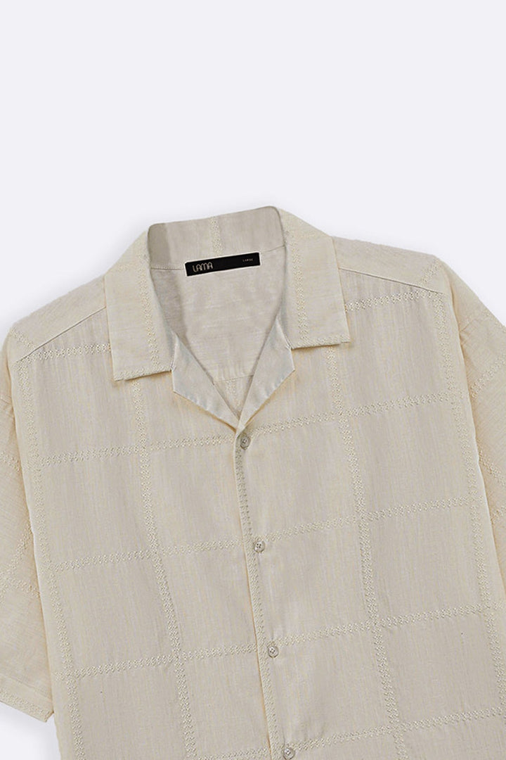 OFF WHITE GALLE EMBROIDERED SHIRT