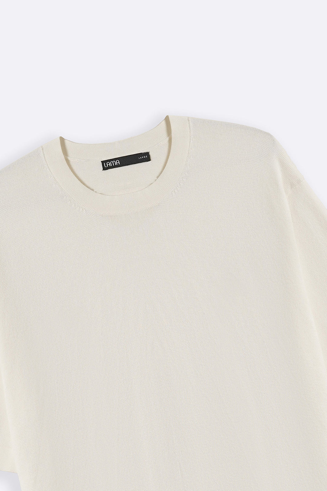 IVORY SNUG KNIT TEE