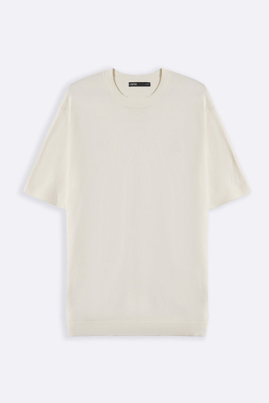 IVORY SNUG KNIT TEE