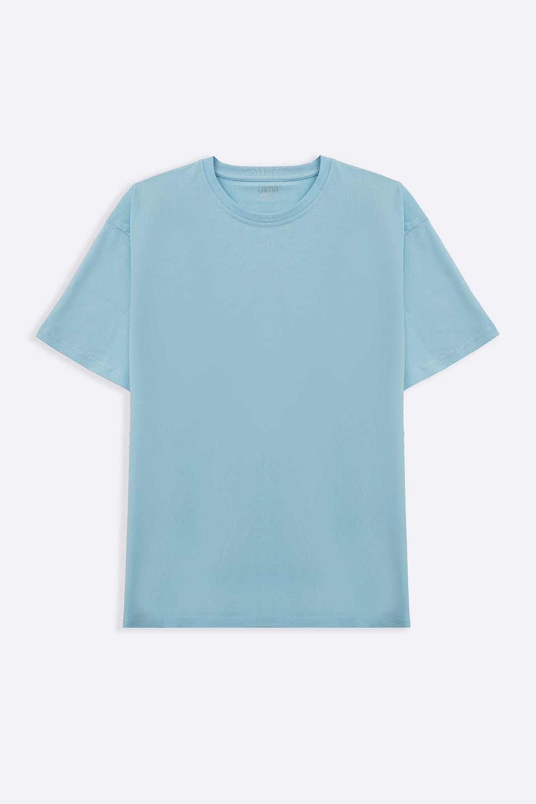 LIGHT BLUE CREW-NECK TEE
