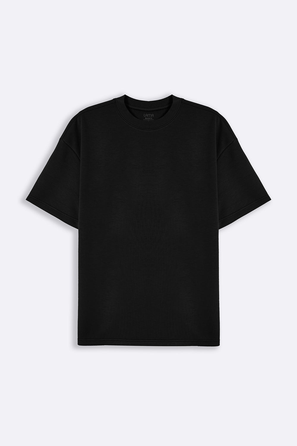BLACK OVERSIZED TEE