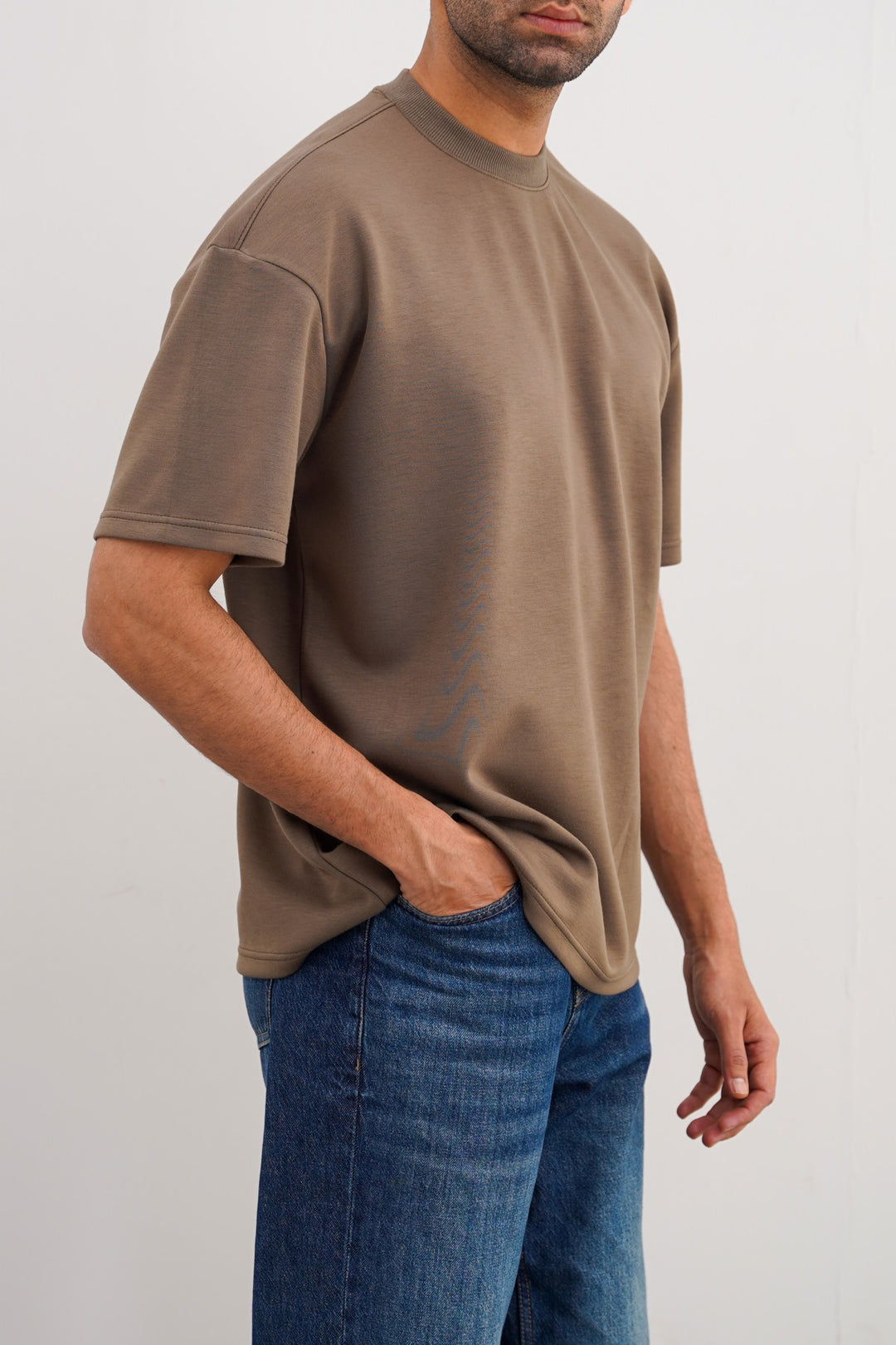 OLIVE OVERSIZED TEE