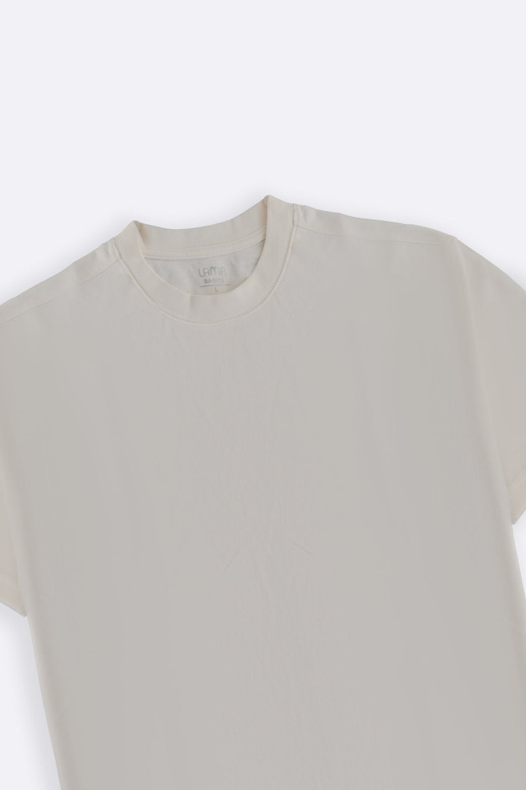 OFF WHITE INTERLOCK TEE