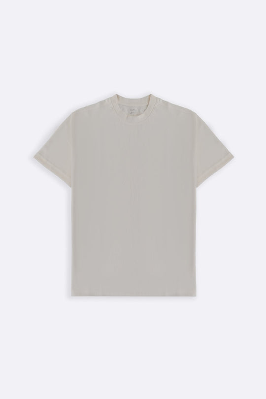 OFF WHITE INTERLOCK TEE