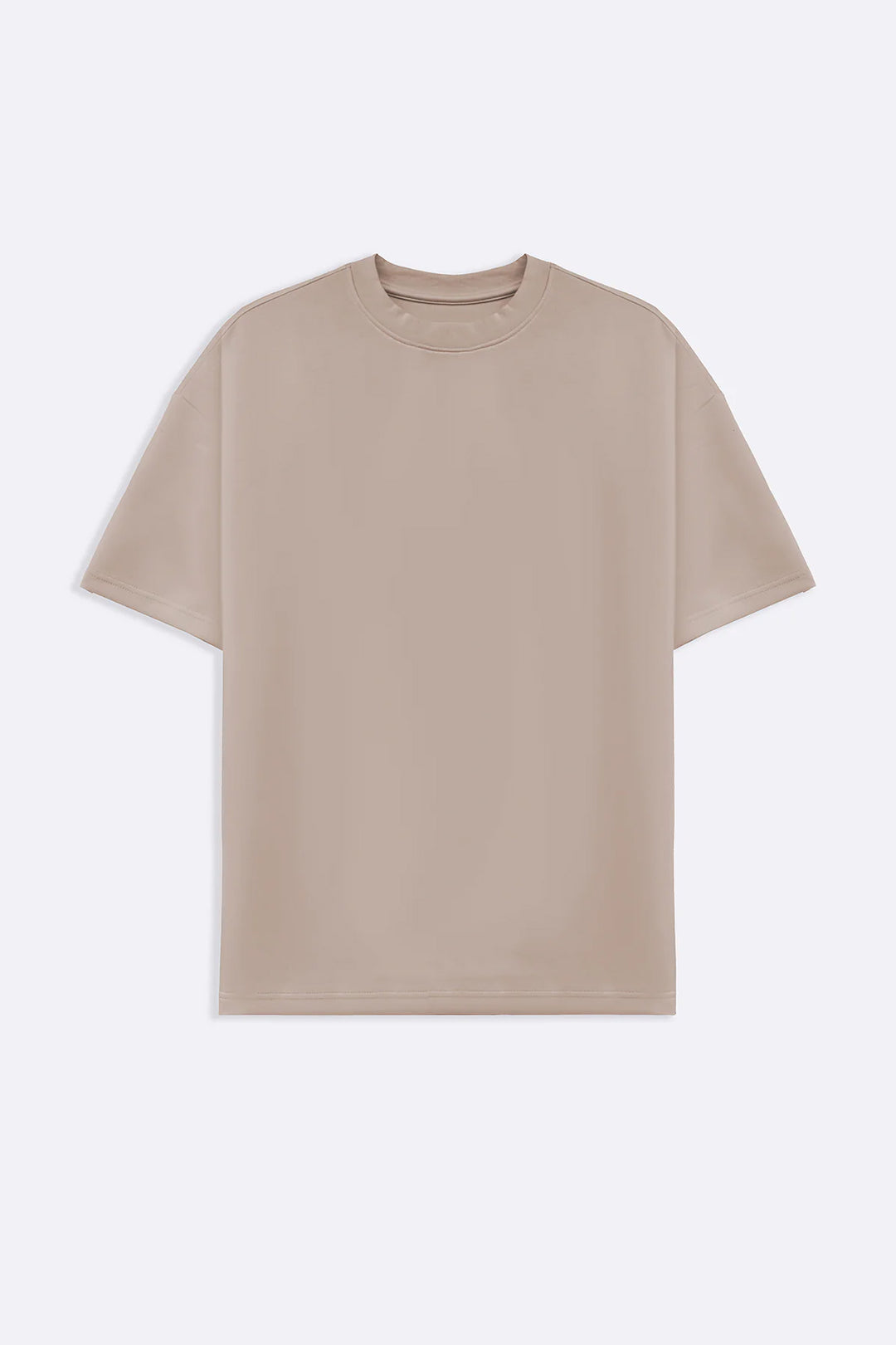BEIGE BOXY TEE