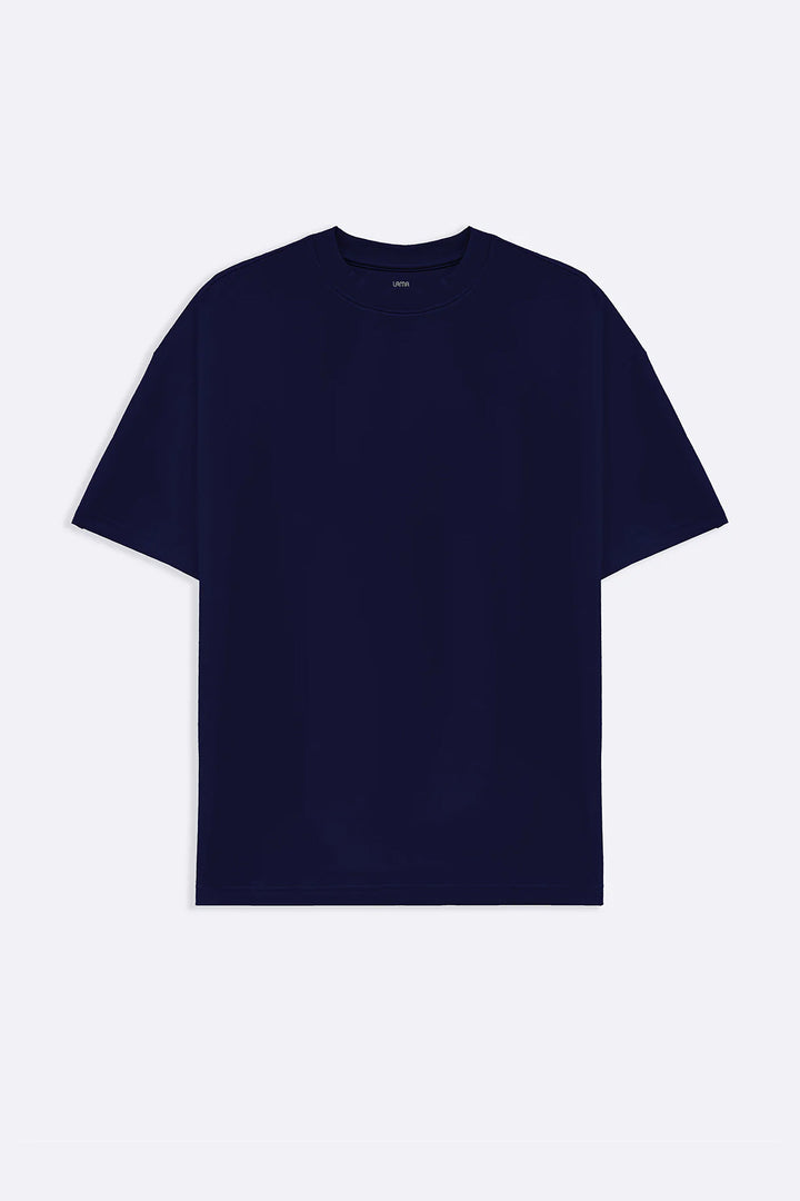 NAVY BOXY TEE