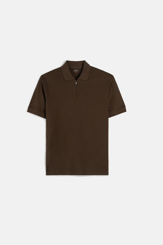 QUARTER ZIP POLO