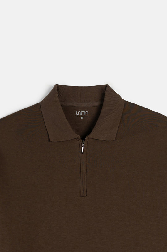 QUARTER ZIP POLO