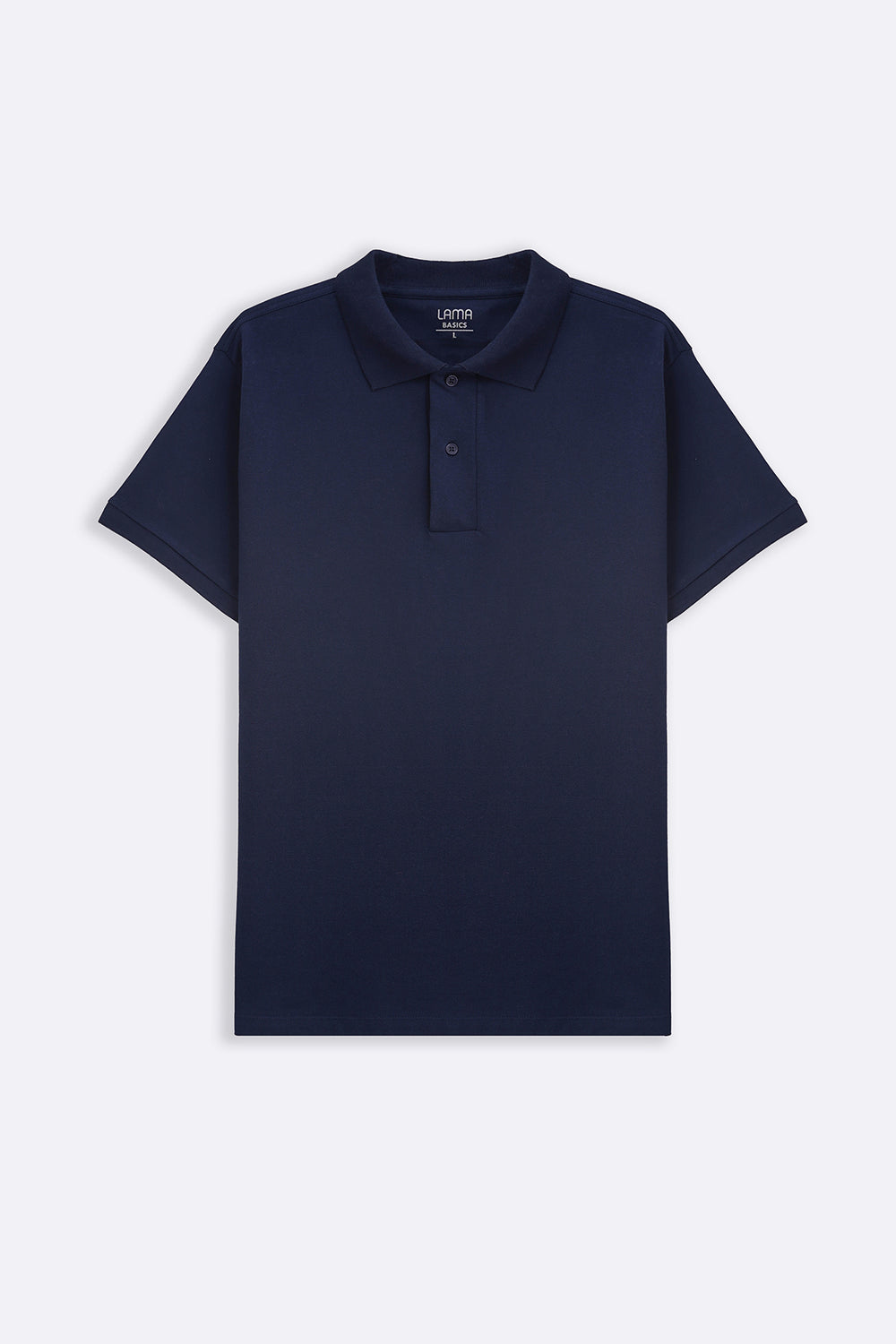 NAVY COTTON POLO SHIRT