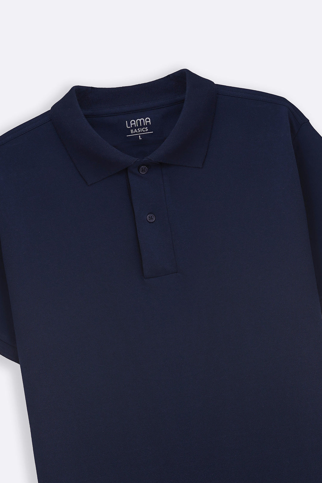 NAVY COTTON POLO SHIRT