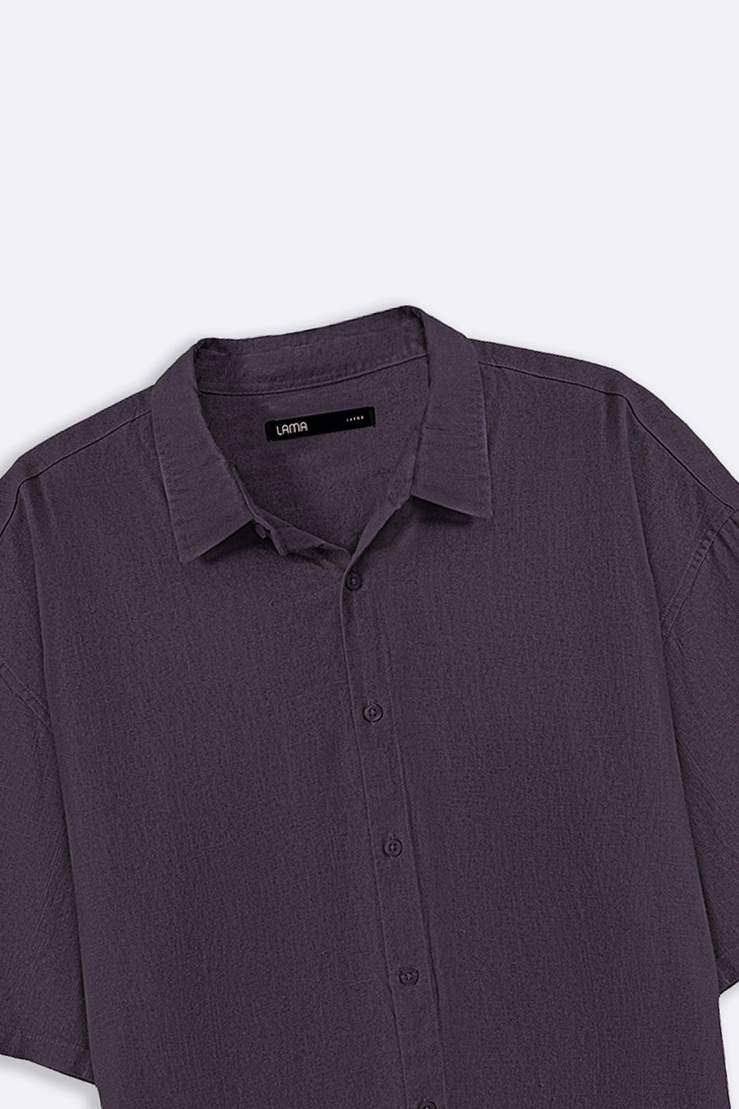 MELANGE NAVY HALF SLEEVES RESORT SHIRT