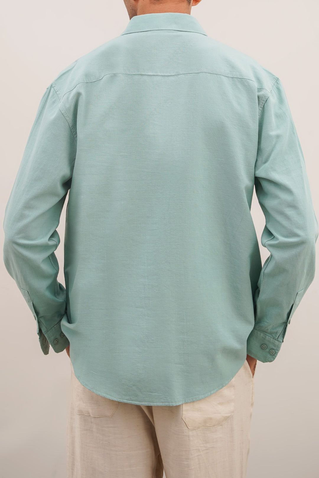 AQUA CLASSIC BUTTON DOWN SHIRT