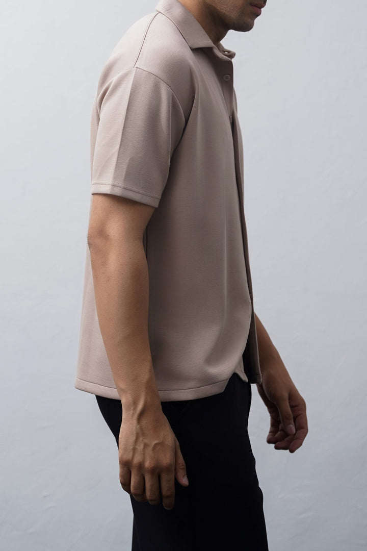 KHAKI BASIC NEOPRENE SHIRT