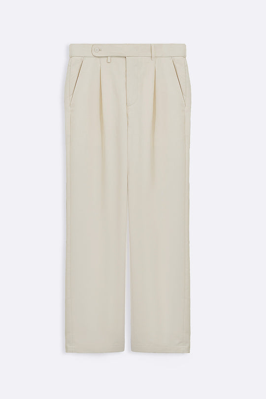 OFF WHITE TAILORED TWILL PANTS