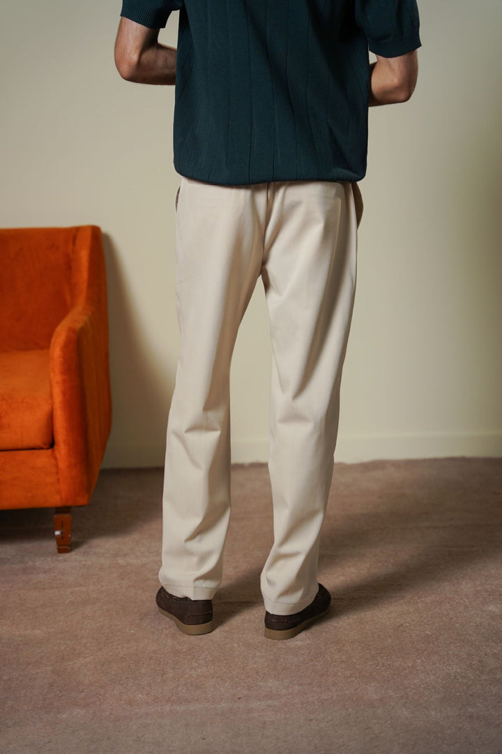 MELANGE BEIGE COMFORT PANTS