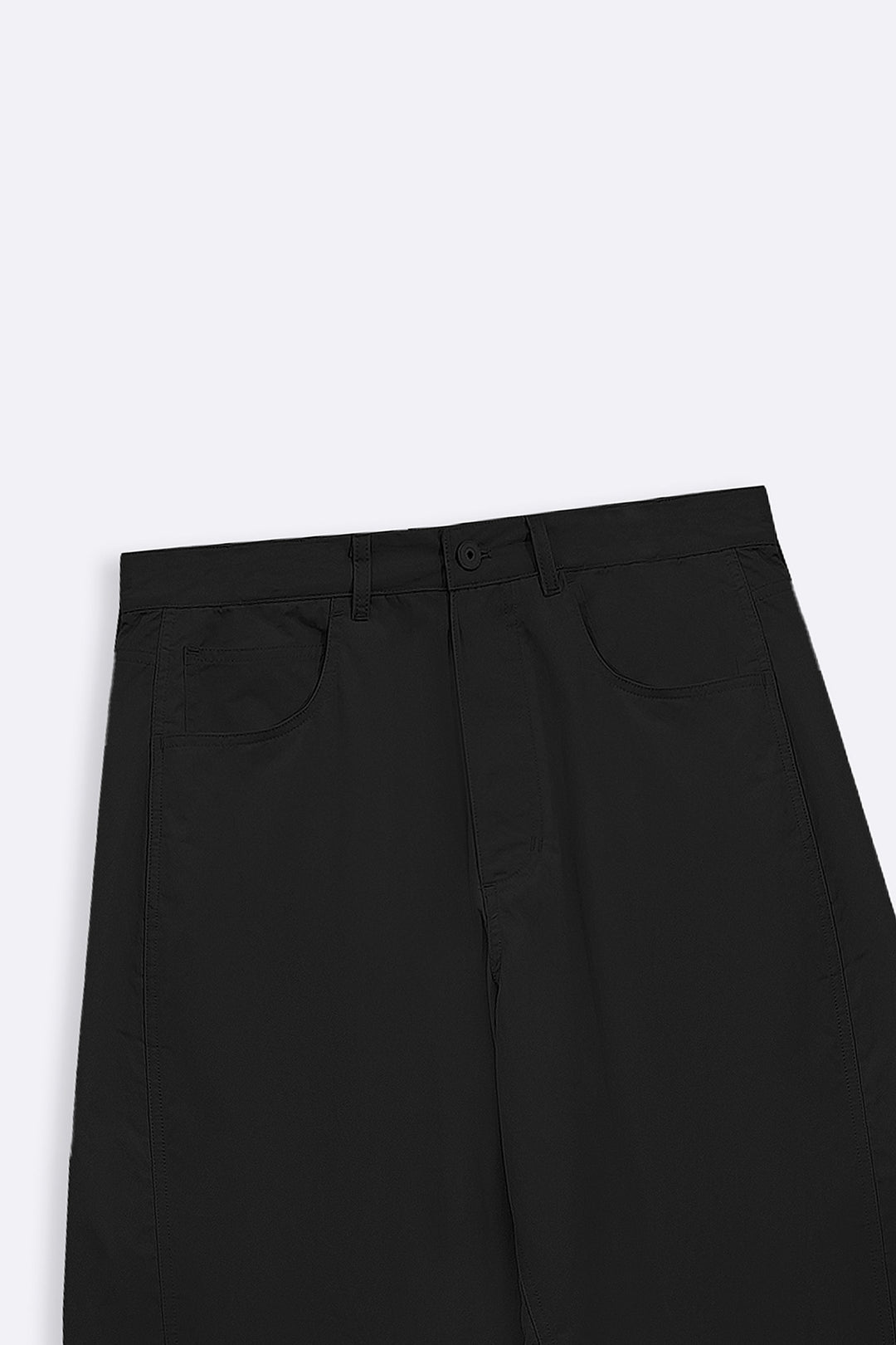 BLACK TECHNICAL FABRIC BALLOON PANTS