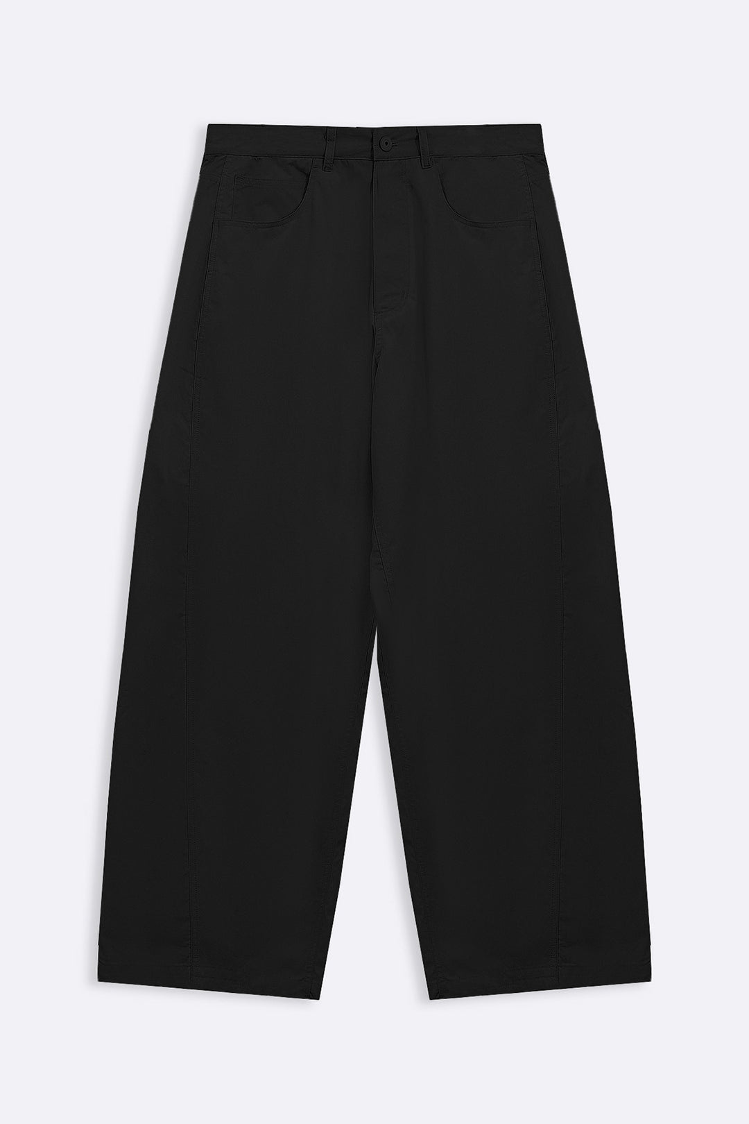 BLACK TECHNICAL FABRIC BALLOON PANTS