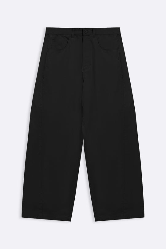 BLACK TECHNICAL FABRIC BALLOON PANTS