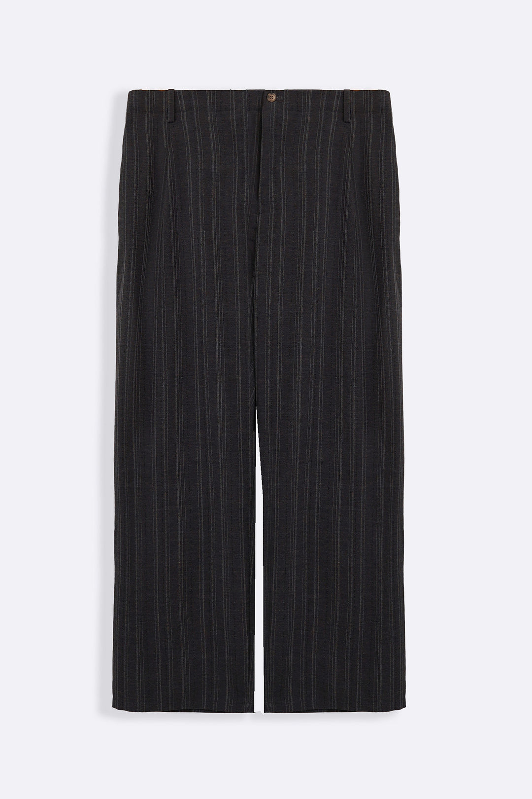 DARK GREY BAGGY PLEATED PANTS