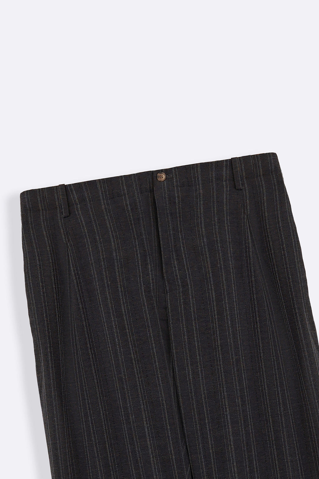 DARK GREY BAGGY PLEATED PANTS