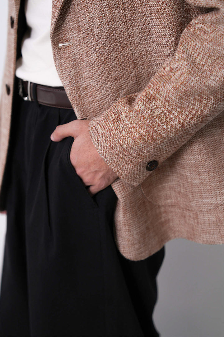 DOUBLE PLEAT TWILL PANTS
