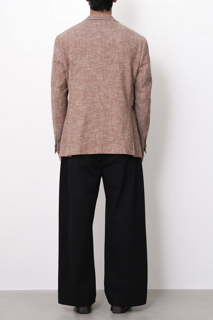 DOUBLE PLEAT TWILL PANTS