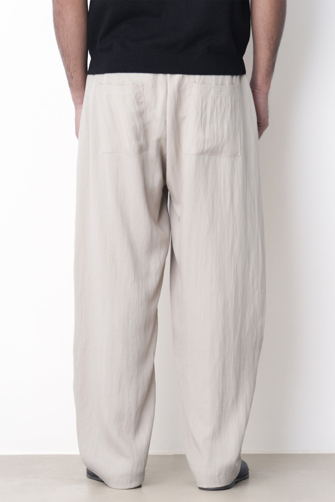 BEIGE-EVERYDAY SLOUCHY PANTS