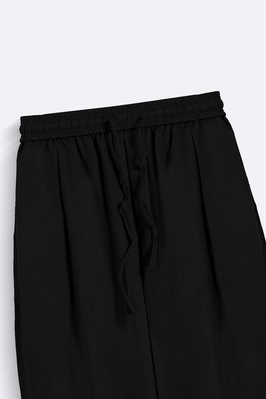 BLACK EVERYDAY SLOUCHY PANTS