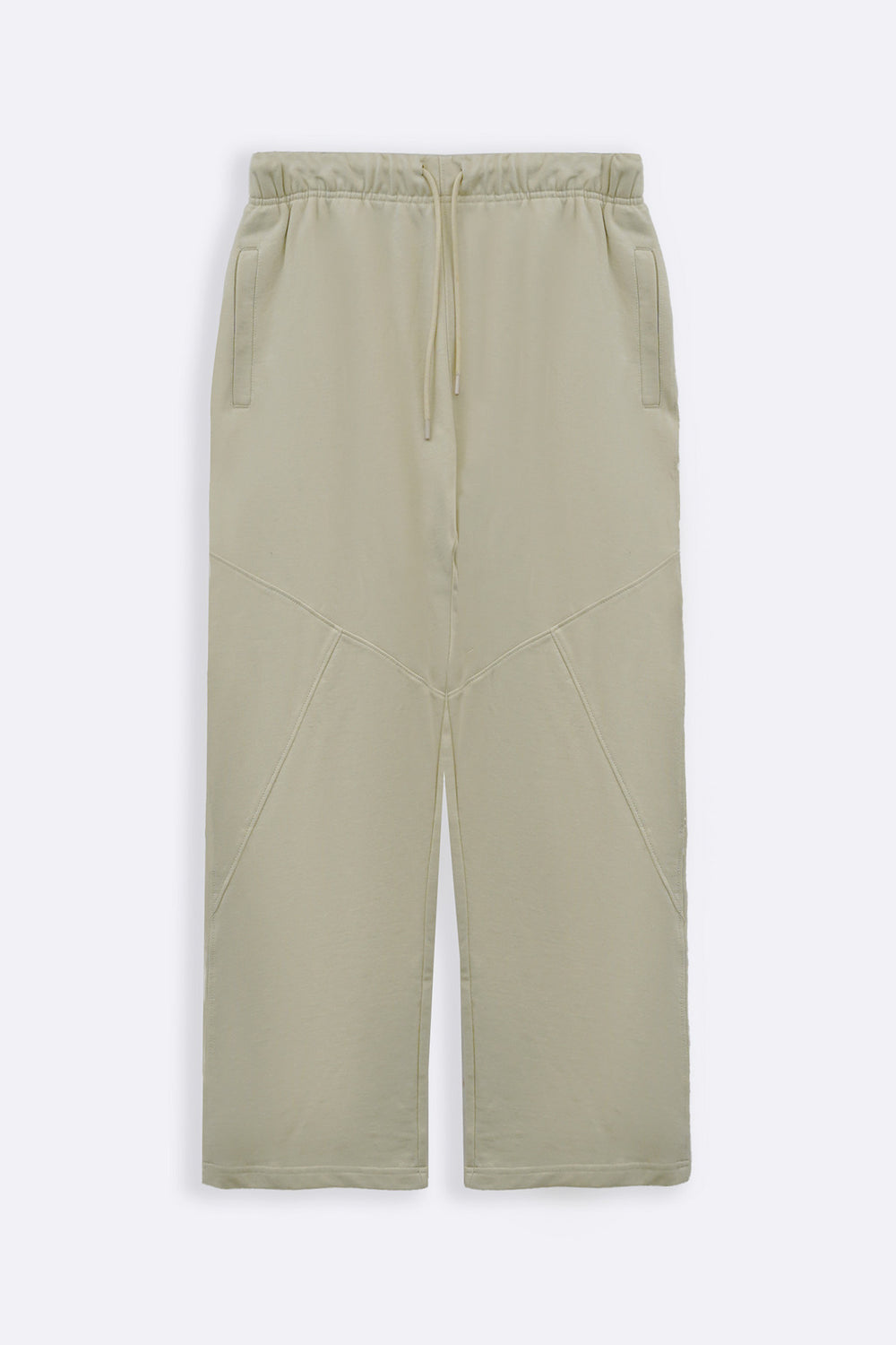CREAM COTTON COMFORT SWEATPANTS