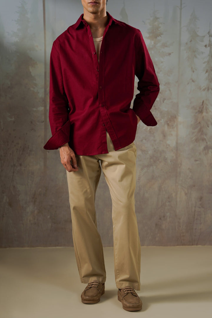 RELAXED COTTON PANTS