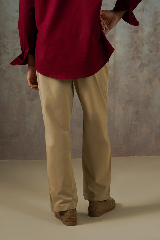 RELAXED COTTON PANTS