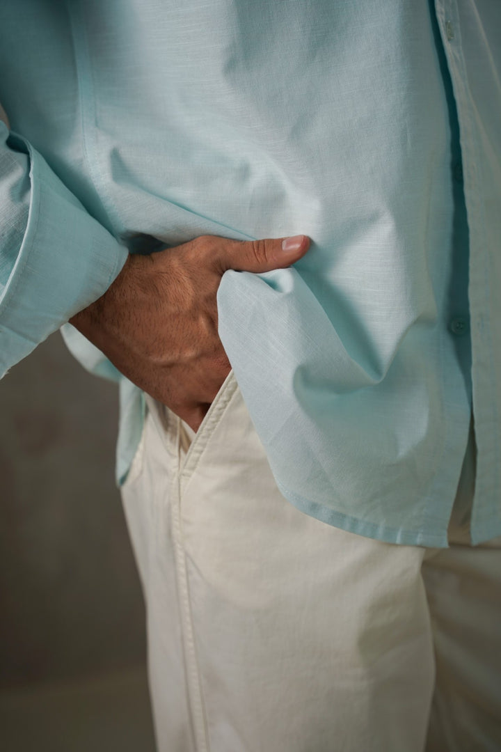 RELAXED COTTON PANTS