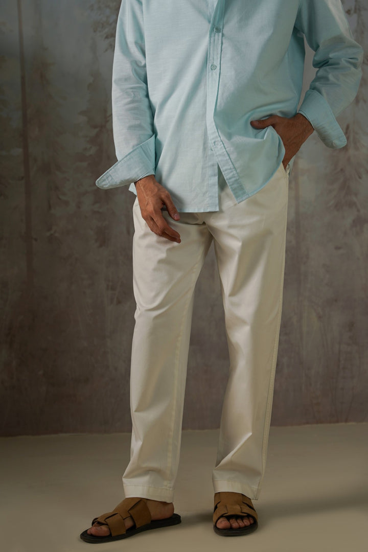 RELAXED COTTON PANTS