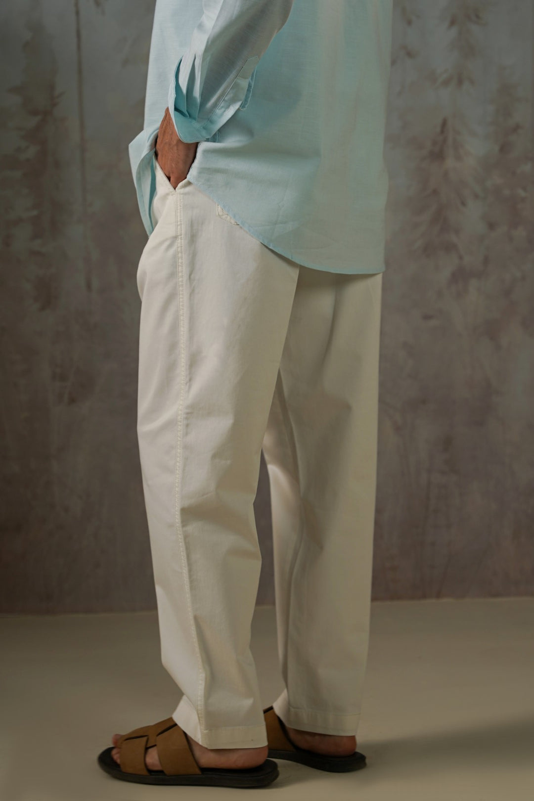 RELAXED COTTON PANTS